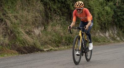 Richard Carapaz se preparó en Ecuador para competir al más alto nivel en el Giro de Italia.