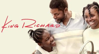 Portada de la película King Richard, protagonizada por Will Smith.