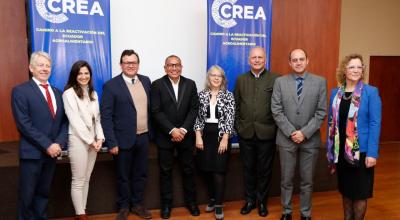 Asistentes al lanzamiento del programa de Mipymes CREA, apoyado por la Unión Europea