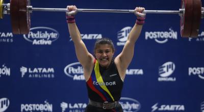 Bella Paredes, durante los Juegos Panamericanos Junior de Cali, en 2021.