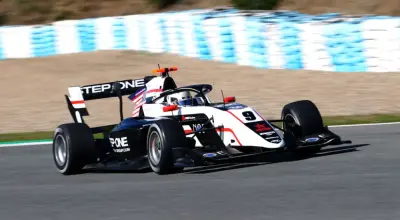 Juan Manuel Correa, durante el Gran Premio de España de la Fórmula 3, el 21 de mayo de 2022.