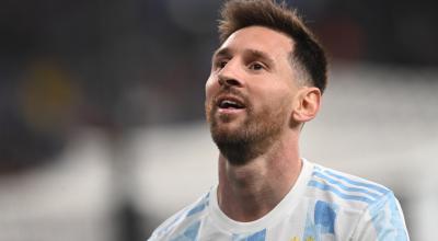 Lionel Messi, durante la Finalissima ante Italia, disputada en Wembley, el 1 de junio de 2022.