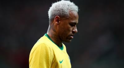 Neymar durante el partido amistoso entre Corea del Sur y Brasil en el Estadio Mundial Sangam en Seúl, el 2 de junio de 2022.