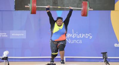 Lisseth Ayoví ganó doble medalla de oro de los Juegos Bolivarianos de Valledupar, el 5 de julio de 2022. 