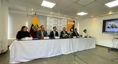 Rueda de prensa de Fedexpor, el 12 de julio de 2022.