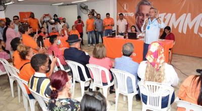 Jimmy Jairala fue elegido por Centro Democrático como su candidato para la Alcaldía de Guayaquil, el 31 de julio de 2022. 