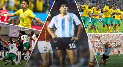 Los partidos inaugurales del Mundial de la FIFA han sido protagonizados por los anfitriones o los campeones defensores.