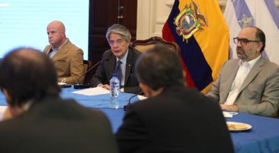 El presidente Guillermo Lasso lideró un gabinete ampliado, en Guayaquil, el 15 de noviembre del 2021.