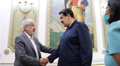 El presidente Nicolás Maduro se reunió con Germán Umaña, ministro de Comercio, el 9 de septiembre de 2022.