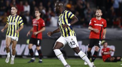 El jugador ecuatoriano, Enner Valencia, durante el partido por la Fecha 2 del Grupo B de la Europa League, el 15 de septiembre de 2022.