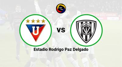 Liga de Quito se enfrenta a Independiente del Valle en el estadio Rodrigo Paz Delgado el 17 de septiembre de 2022.