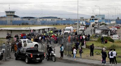 Vista panorámica de la Penitenciaría del Litoral, una de las más peligrosas de Ecuador y blanco de nuevos enfrentamientos entre pandillas, el 24 de octubre de 2022.
