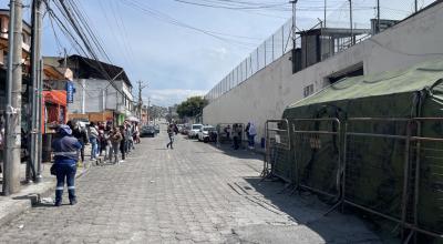 Los exteriores de la cárcel de El Inca, en el norte de Quito, el 8 de noviembre de 2022.