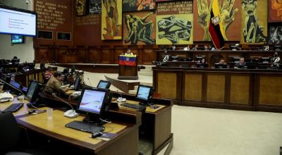 La consejera María Fernanda Rivadeneira presenta su defensa en el juicio político contra el Consejo de Participación, este 18 de noviembre de 2022.