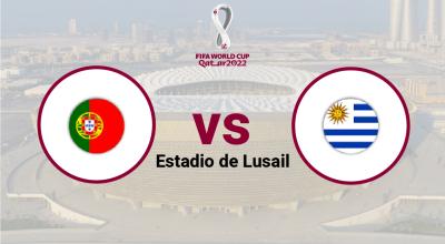 Portugal se enfrenta a Uruguay en la segunda fecha del Grupo H del Mundial de Qatar en el estadio de Lusail.