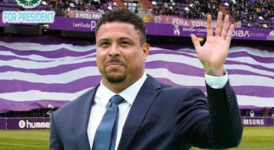 Ronaldo Nazario es el presidente del Real Valladolid.