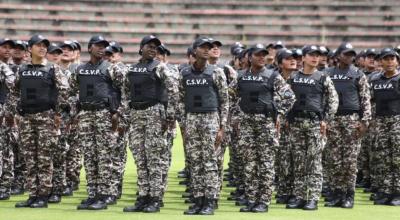 Graduación de más de 1.300 miembros del Cuerpo de Seguridad y Vigilancia Penitenciaria. Quito, 28 de noviembre de 2022