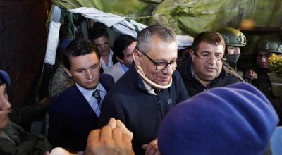 Quito 28 de noviembre del 2022. Jorge Glas sale de la Cárcel 4
API / DANIEL MOLINEROS