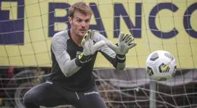 Javier Burrai, en un entrenamiento con Barcelona, el 13 de diciembre de 2022.