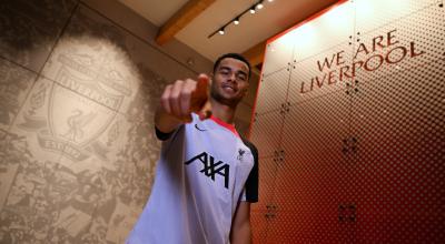 Cody Gakpo con la camiseta del Liverpool, el miércoles 28 de diciembre de 2022.