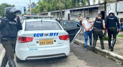 Operativo policial desarrollado el 10 de enero de 2023, en Machala.