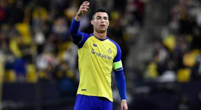 Cristiano Ronaldo del Al Nassr durante el partido de la Saudi Pro League ante Al Ettifaq en Riad, el 22 de enero de 2023.