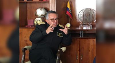 John Merlo, comandante de la Marina. Quito, 31 de enero de 2023