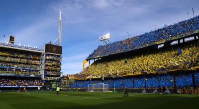 Vista de una de las tribunas del estadio La Bombonera de Boca Juniors, durante un partido en octubre de 2022.