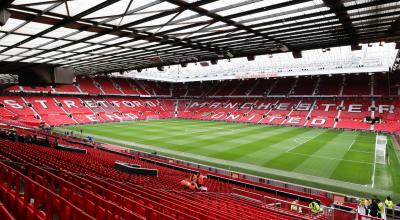 Vista panorámica del estadio Old Trafford, en Manchester, el 4 de febrero de 2023.