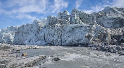 Deshielo de un iceberg en Groenlandia, el 18 de enero de 2023. 