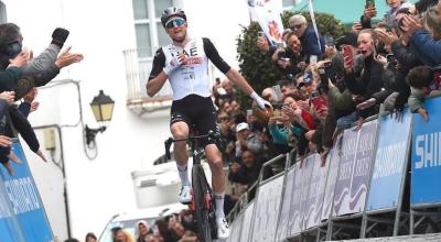 El ciclista del UAE, Tim Wellems, en la Vuelta a Andalucía.