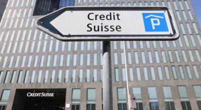 Imagen referencial del edificio de Credit Suisse en Zúrich, Suiza, el 16 de marzo de 2023. 