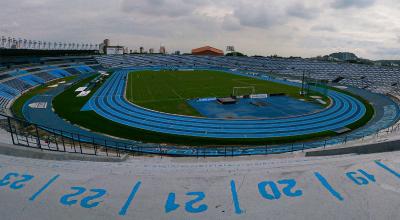 Vista panorámica del Estadio Modelo, propiedad de Fedeguayas, en Guayaquil.