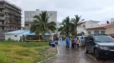 Vista frontal de la vivienda en Punta Blanca, donde murió Rubén Cherres, el 31 de marzo de 2023. 