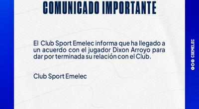 Dixon Arroyo, durante un entrenamiento con Emelec.