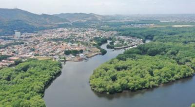 Panorámica de uno de los ramales del Estero Salado, de Guayaquil. 