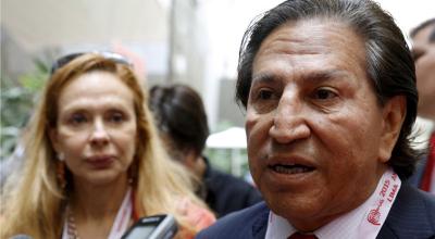 Imagen referencial del expresidente de Perú, Alejandro Toledo, y si esposa, Eliane Karp, en 2015. 