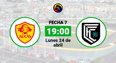 Aucas se enfrenta a Cumbayá el lunes 24 de abril desde las 19:00.