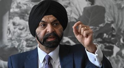 El nuevo presidente del Banco Mundial, Ajay Banga, durante una entrevista en Kenya, el 8 de marzo de 2023. 