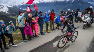 Alexander Cepeda durante la Etapa 13 del Giro de Italia, el 19 de mayo de 2023. 