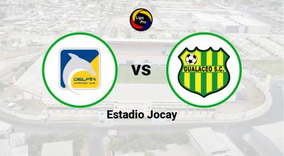 Delfín se enfrenta a Gualaceo en el estadio Jocay el 27 de mayo de 2023.