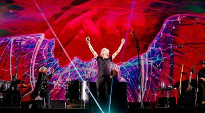 El músico Roger Waters durante una presentación.