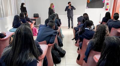 Imagen referencial de un colegio en la región Sierra, en septiembre de 2022. 