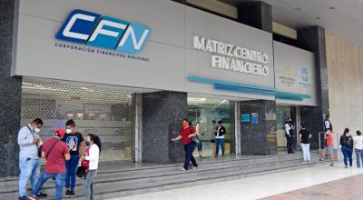 Imagen referencial. Edificio de la CFN en Guayaquil, que canalizará el crédito otorgado por el Banco Mundial. 