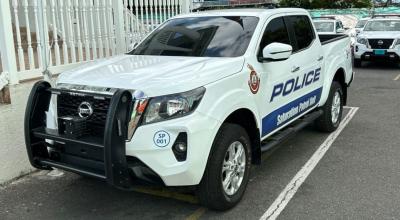 Imagen referencial. Un vehículo de la policía de Bahamas en 2023. 