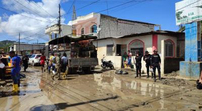 Daños causados por la lluvia en Esmeraldas, 7 de junio de 2023.