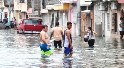 Inundaciones en Guayaquil, por el invierno, marzo de 2023.