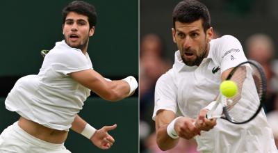 Carlos Alcaraz y Novak Djokovic jugarán la final de Wimbledon, el domingo 16 de julio de 2023. 