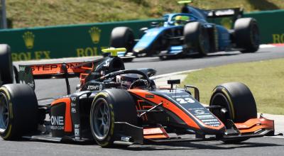 Juan Manuel Correa, del Van Amersfoort Racing, durante el GP de Hungría, el 23 de julio de 2023.