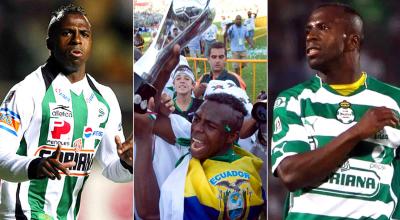 Momentos del ecuatoriano, Christian 'Chucho' Benítez con el Santos Laguna de México.